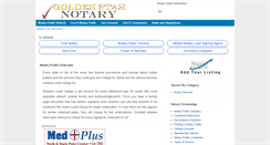 Desktop Screenshot of goldenstarnotary.com